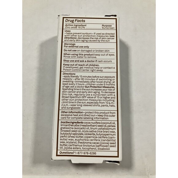 New Sun Bum Mineral Sunscreen SPF 50 Face Stick exp 03/2026 - Picture 2 of 3